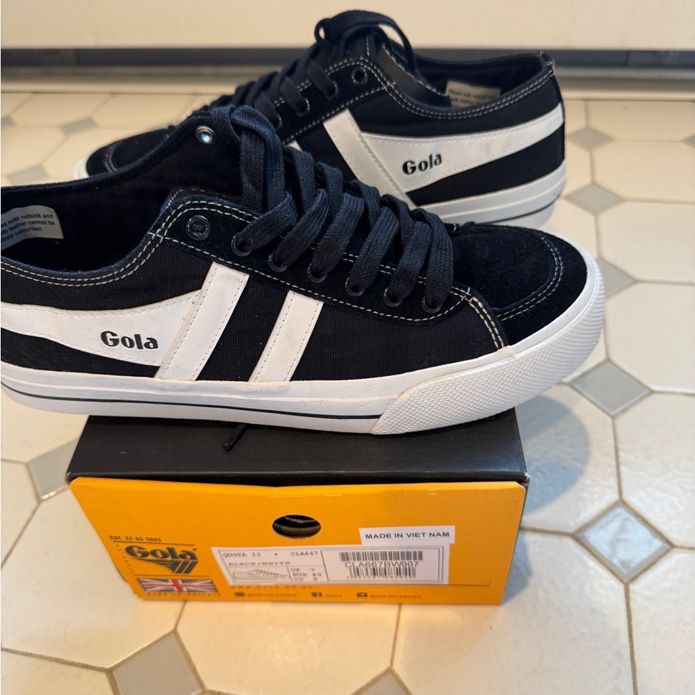 Gola Classic Black and White Sneakers purchased from Free People